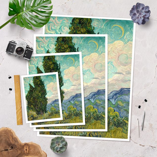 Cuadros paisajes Vincent van Gogh - Cypresses