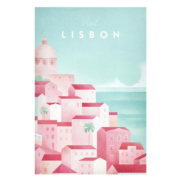 Cuadros paisajes Travel Poster - Lisbon