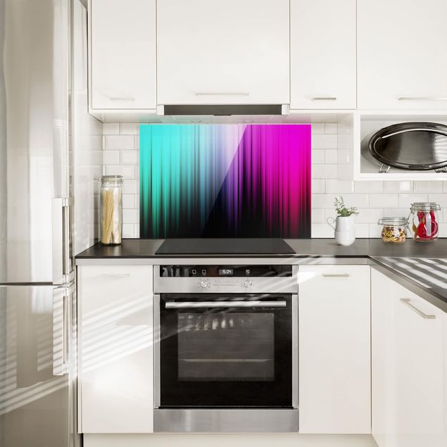 Panel antisalpicaduras cocina patrones Rainbow Display