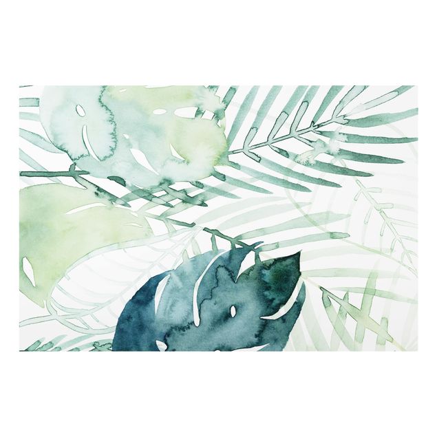 panel-antisalpicaduras-cocina Palm Fronds In Water Color I