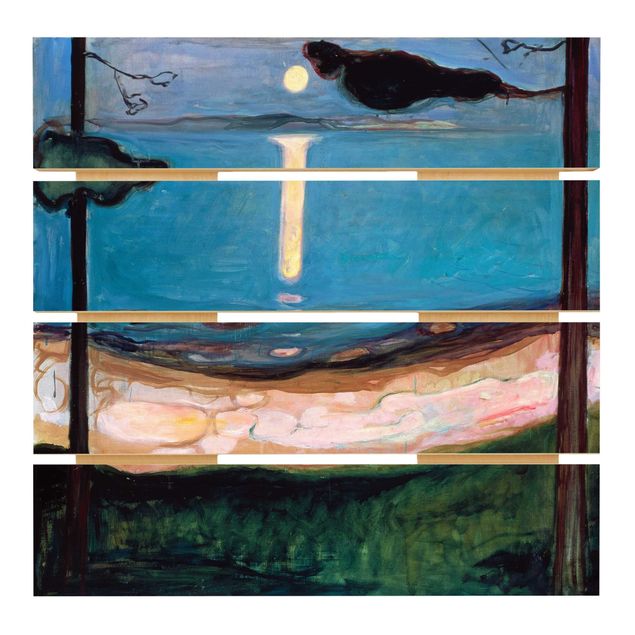 Reproducciones de cuadros Edvard Munch - Moon Night