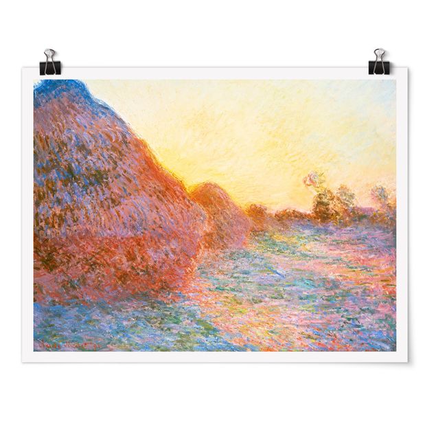 Estilos artísticos Claude Monet - Haystack In Sunlight