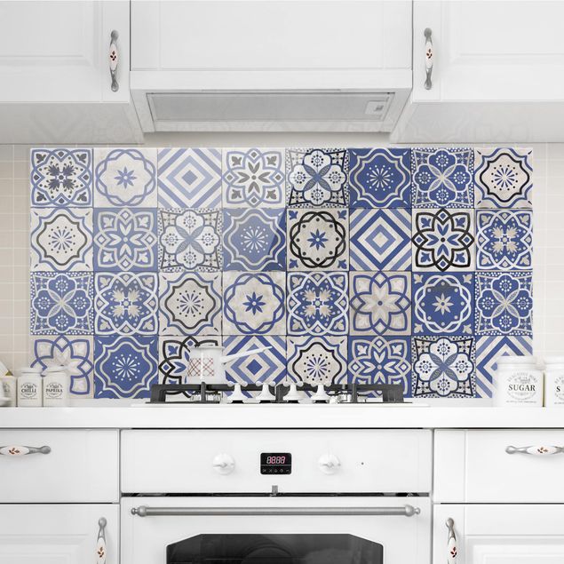 Decoración cocina Mediterranean Tile Pattern