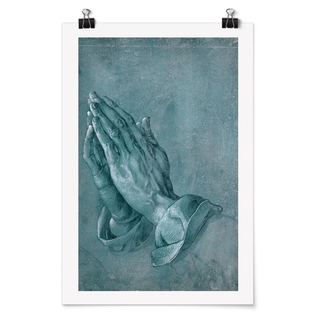 Póster cuadros famosos Albrecht Dürer - Study Of Praying Hands