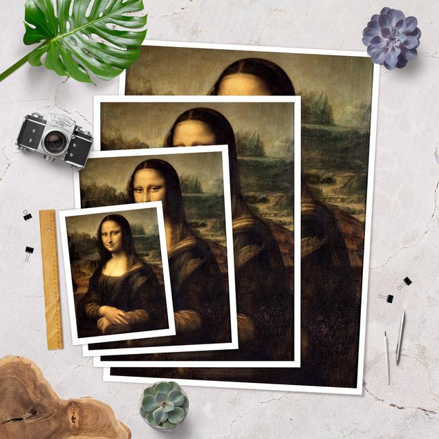 Cuadros verdes Leonardo da Vinci - Mona Lisa