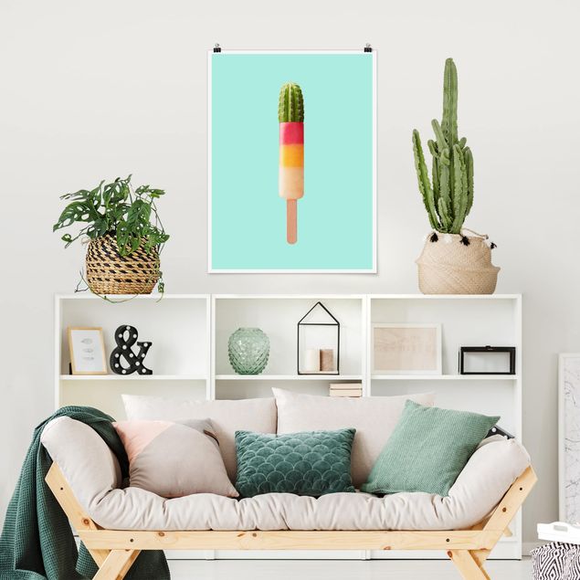 Póster cuadros famosos Popsicle With Cactus