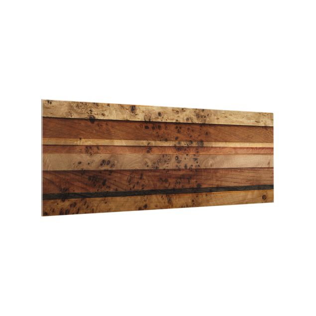 Panel antisalpicaduras cocina efecto madera Woody Birdseye