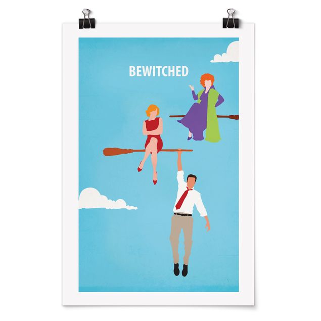 Cuadros retratos Film Poster Bewitched