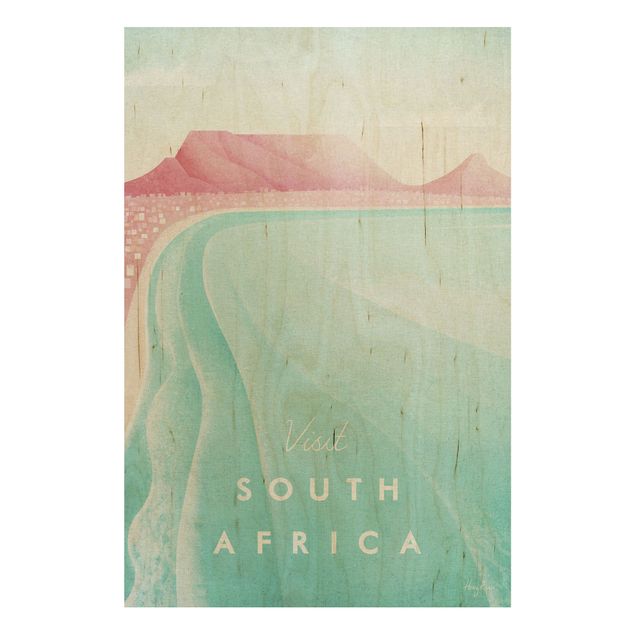 Cuadros de madera paisajes Travel Poster - South Africa