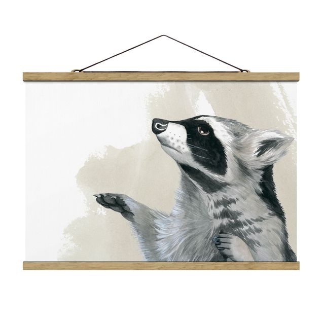 Cuadros animales Forest Friends - Raccoon
