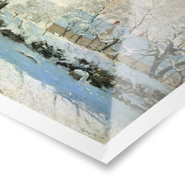 Cuadro con paisajes Claude Monet - The Magpie