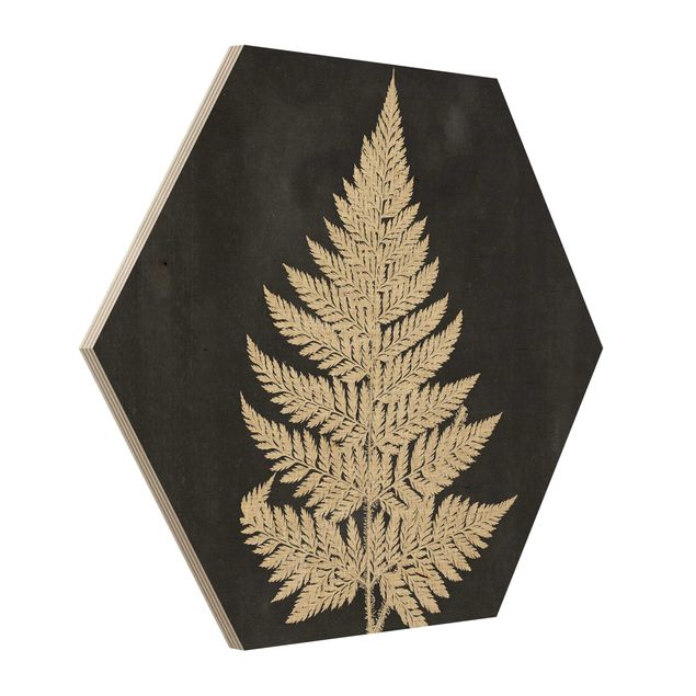 Cuadros decorativos Fern With Linen Structure I