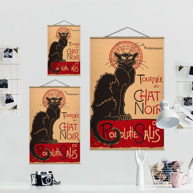 Cuadros retro Théophile Steinlen - The Black Cat