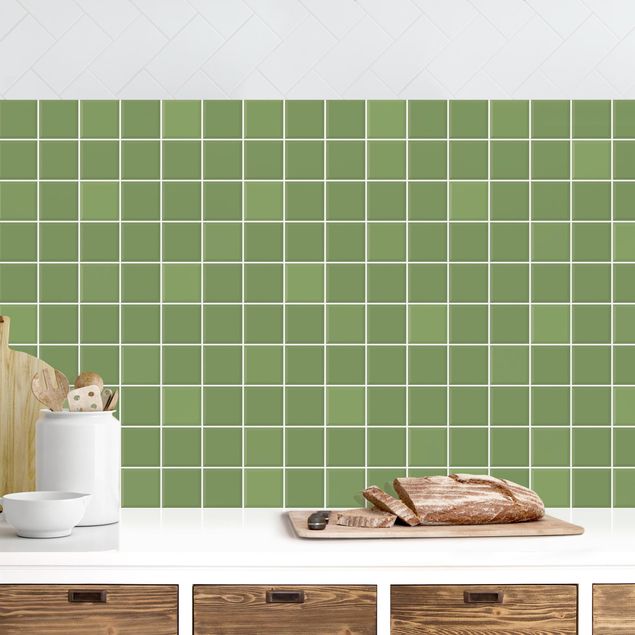 Decoración de cocinas Mosaic Tiles - Green