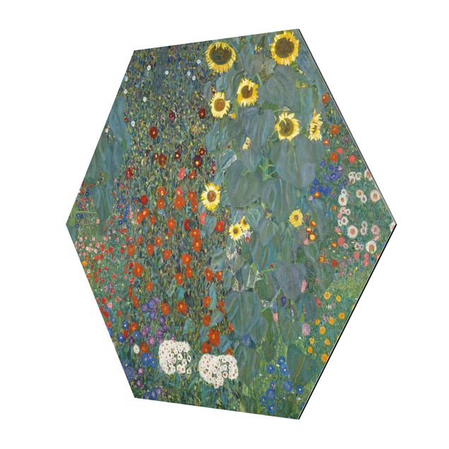Cuadros de plantas Gustav Klimt - Garden Sunflowers