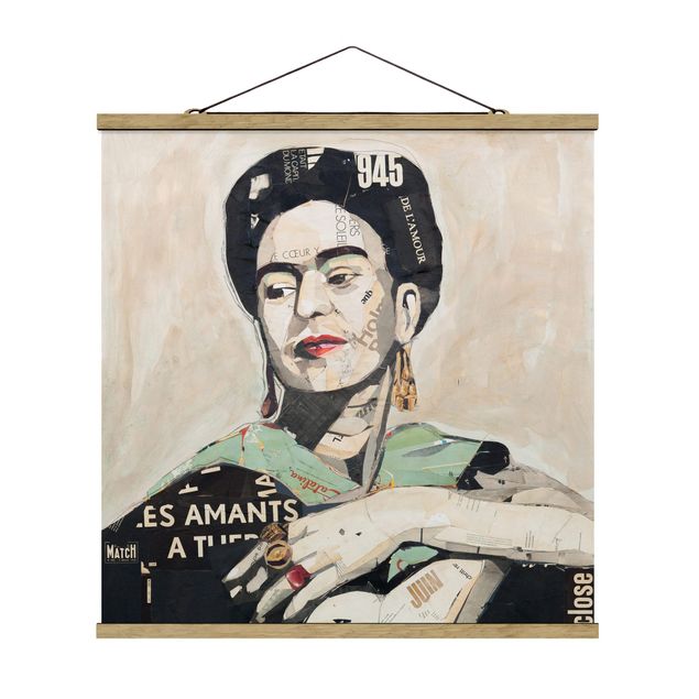 Cuadros retratos Frida Kahlo - Collage No.4
