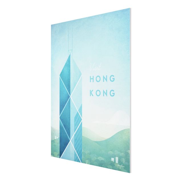 Cuadros ciudades Travel Poster - Hong Kong