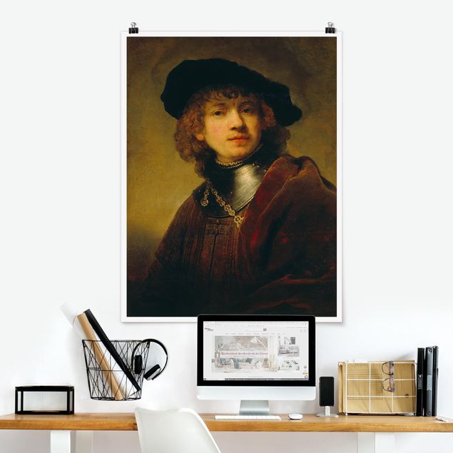 Cuadros barrocos Rembrandt van Rijn - Self-Portrait