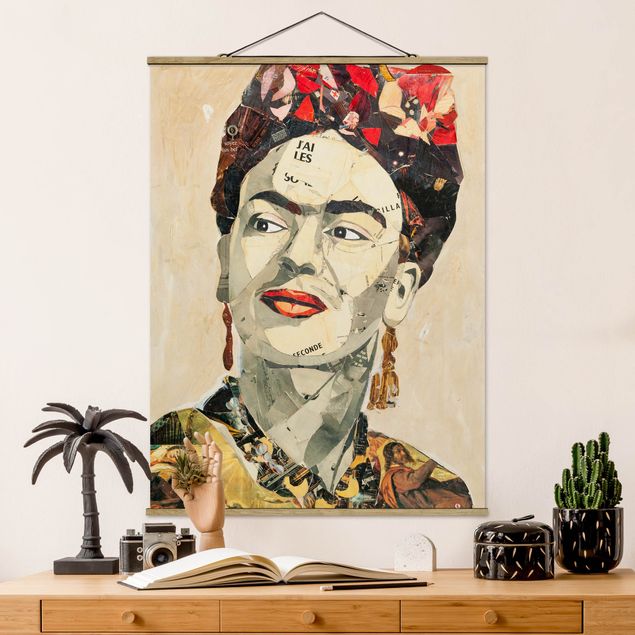 Decoración de cocinas Frida Kahlo - Collage No.2
