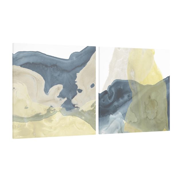 Cuadros abstractos modernos Ocean And Desert Set I