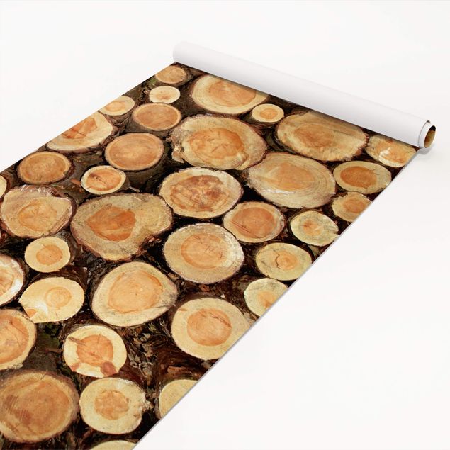 láminas adhesivas imitación madera No.YK18 Treetrunks