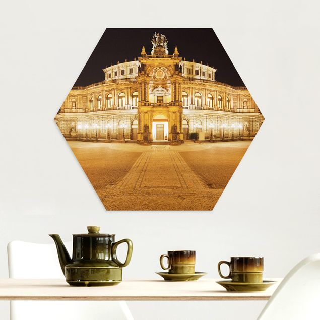 Cuadros ciudades Dresden Opera House