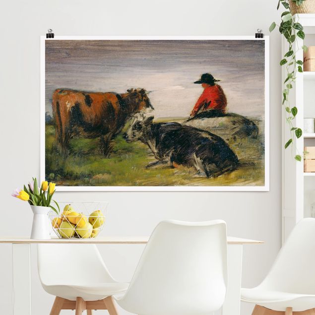Decoración cocina Wilhelm Busch - Shepherd with Cows