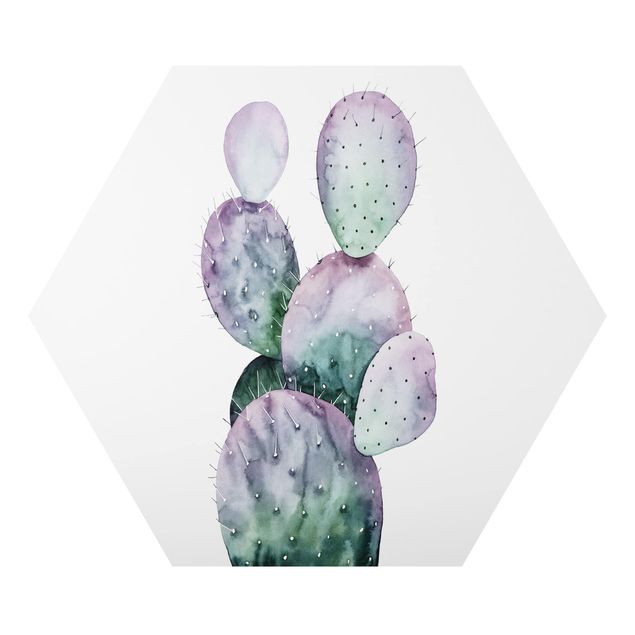 Cuadros morados Cactus In Purple II