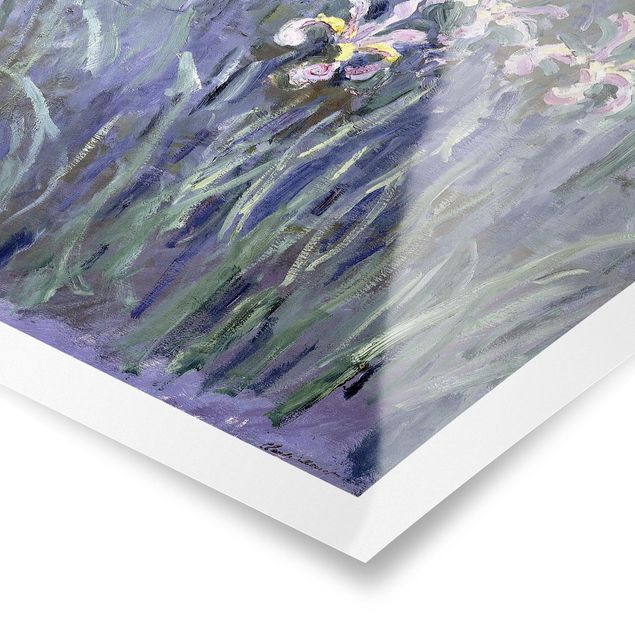 Cuadros plantas Claude Monet - Iris