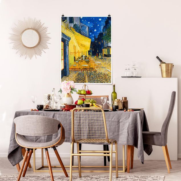 Cuadros puntillismo Vincent van Gogh - Café Terrace at Night