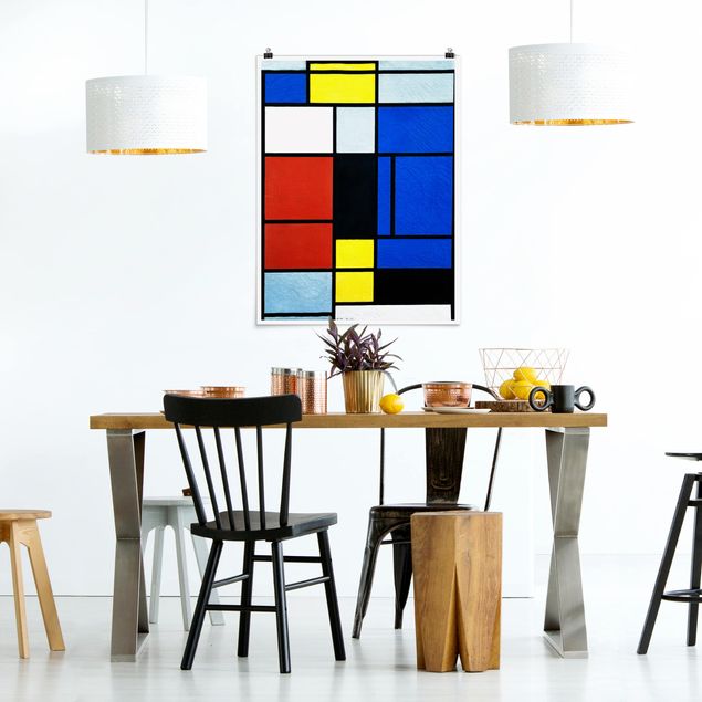 Cuadros famosos Piet Mondrian - Tableau No. 1