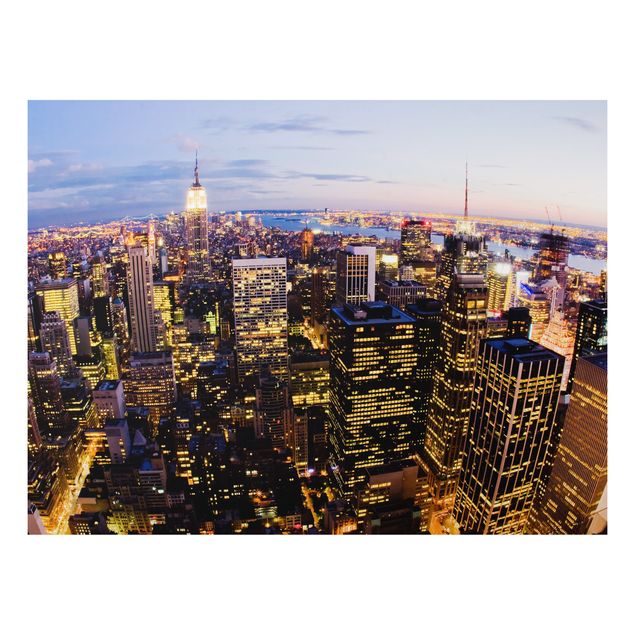 Cuadros de Nueva York New York Skyline At Night