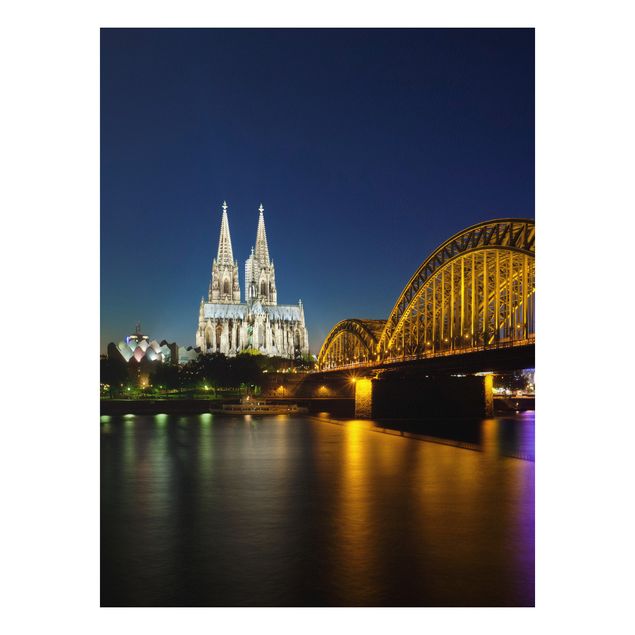 Cuadros ciudades Cologne At Night