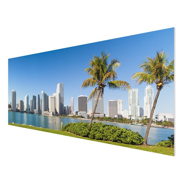 Cuadros modernos y elegantes Miami Beach Skyline