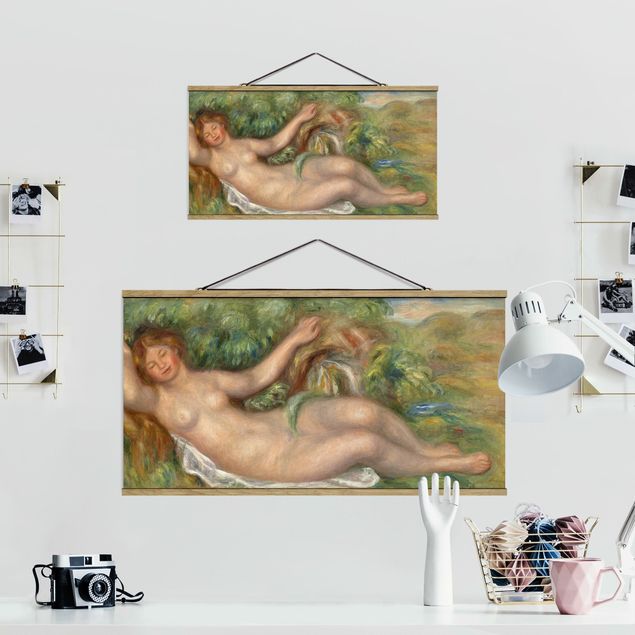 Cuadros famosos Auguste Renoir - Nude Lying, The Source