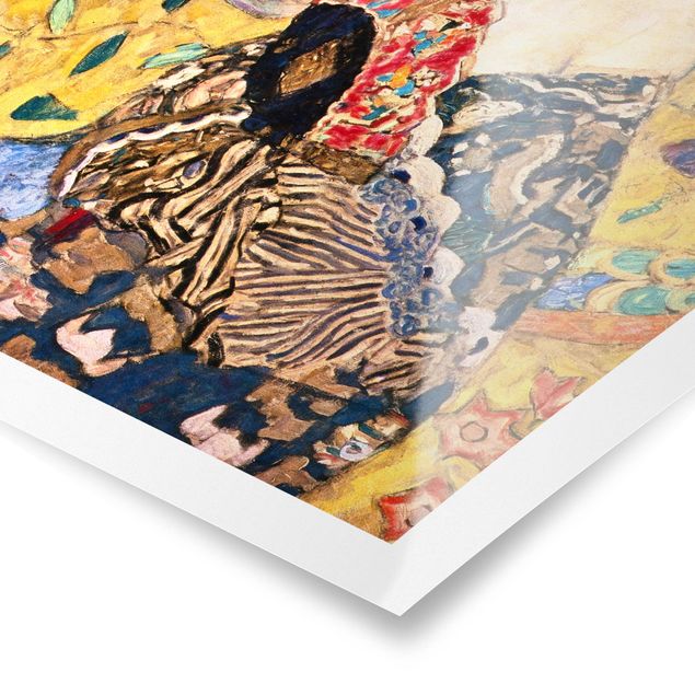 Reproducciónes de cuadros Gustav Klimt - Lady With Fan