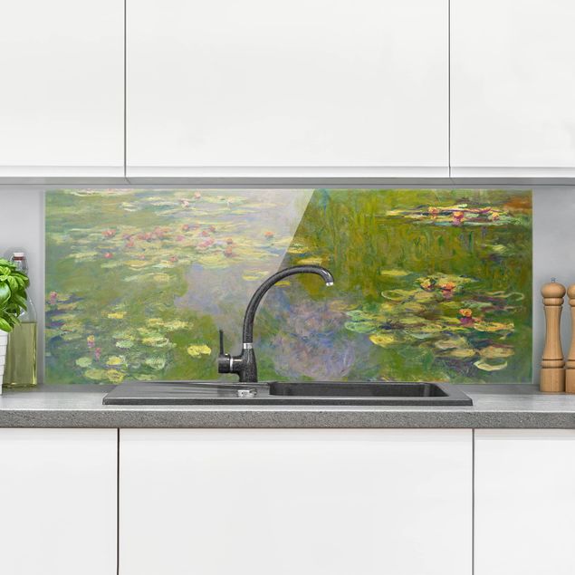 Decoración en la cocina Claude Monet - Green Water Lilies