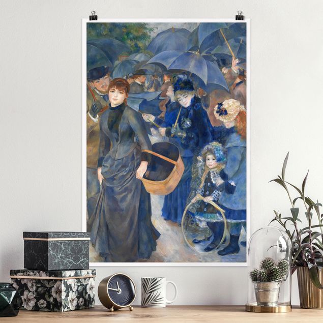 Cuadro del Impresionismo Auguste Renoir - Umbrellas