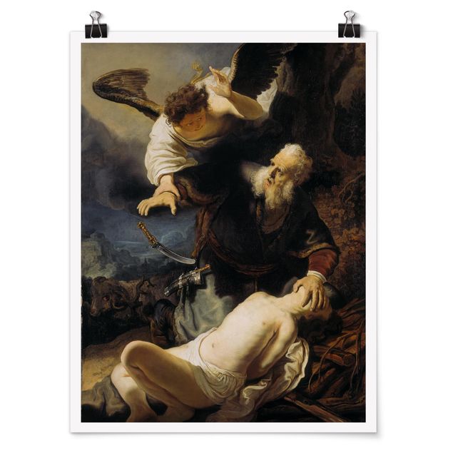Estilos artísticos Rembrandt van Rijn - The Angel prevents the Sacrifice of Isaac