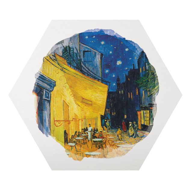Reproducciones de cuadros WaterColours - Vincent Van Gogh - Cafe Terrace In Arles