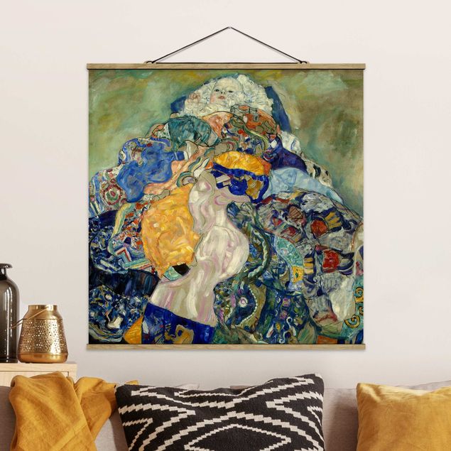 Cuadros Art deco Gustav Klimt - Baby (cradle)