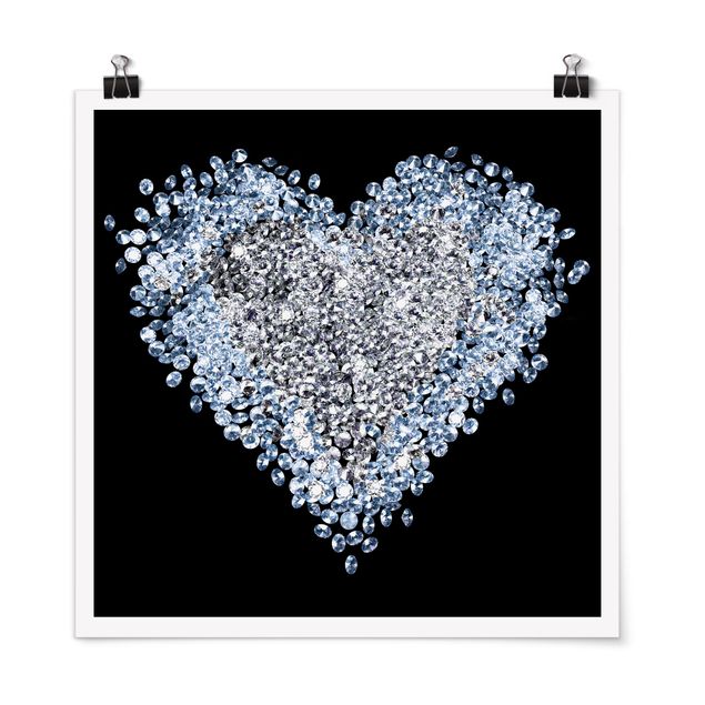 Cuadros decorativos modernos Diamond Heart