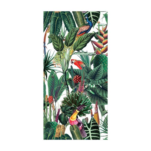 Alfombra bosque Colourful Tropical Rainforest Pattern