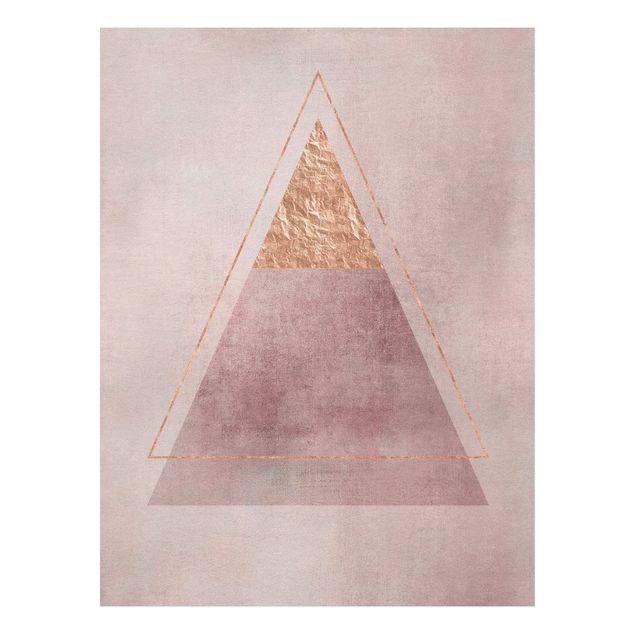 Cuadros famosos Geometry In Pink And Gold II