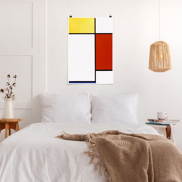 Láminas cuadros famosos Piet Mondrian - Composition I