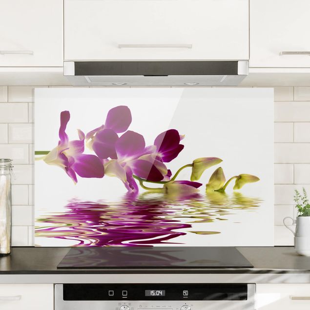 Decoración cocina Pink Orchid Waters