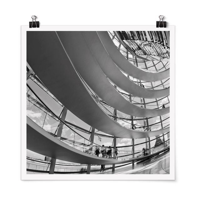 Póster ciudades In The Berlin Reichstag II