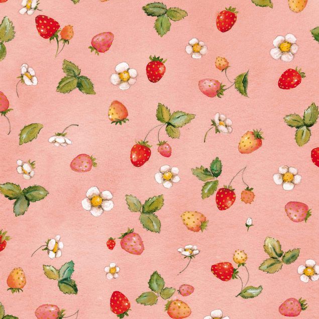 Láminas de vinilo Little Strawberry Strawberry Fairy - Strawberry Flowers