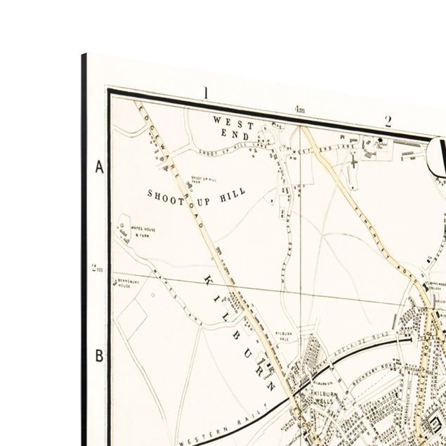 Cuadros retro Vintage Map London