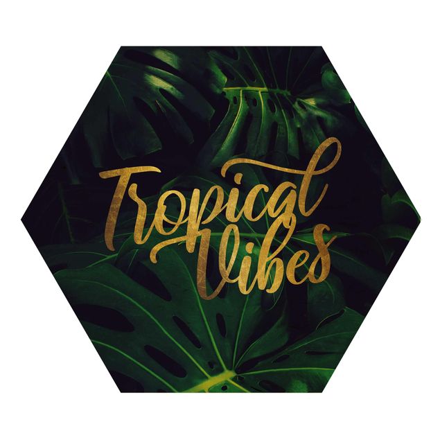 cuadro hexagonal Jungle - Tropical Vibes